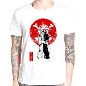 T-Shirt Monkey D Luffy Appel de l'Aventure Pirate One Piece