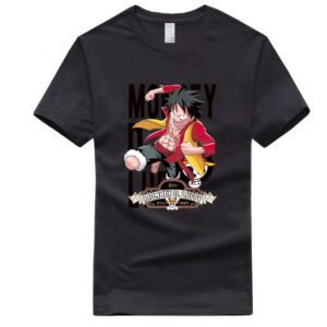 T-shirt One Piece Luffy Gear 2 coton biologique design