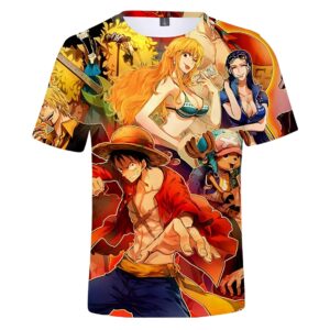 T-shirt équipage Mugiwara au Chapeau de Paille One Piece