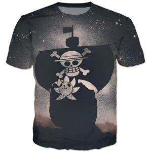 T-shirt One Piece Thousand Sunny navire impression Canvas
