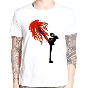 T-shirt Sanji Jambe Noire One Piece avec impression digitale 3D