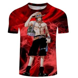 T-Shirt Ace L'Homme Feu One Piece