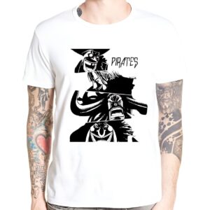 T-shirt One Piece Quatre Empereurs Pirates Yonko Barbe Noire Shanks Kaido Big Mom