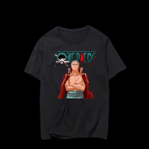T-shirt Zoro Chasseur Pirates motif impression digitale coton synthétique collection One Piece