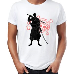 T-Shirt One Piece Roronoa Zoro avec attaque Tiger Slash dynamique