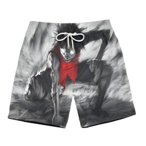 Short Luffy Gear Second One Piece transformation dynamique