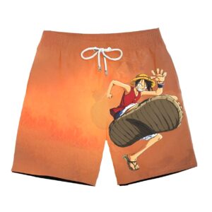 Short de bain Luffy Gomu Gomu avec impression digitale One Piece