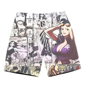 Short de plage Nico Robin en fibre modale One Piece