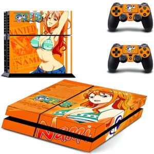 Skin PS4 Nami One Piece navigatrice Mugiwara console