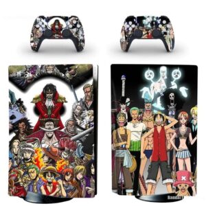 Stickers vinyle PS5 One Piece équipage du Chapeau de Paille