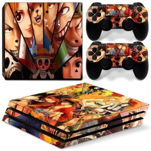 Set stickers PS4 équipage Mugiwara One Piece design console