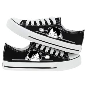 Sneakers Luffy One Piece avec design manga distinctif