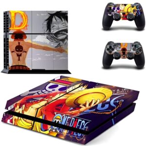 Sticker PS4 motif Volonté D avec références One Piece symboliques