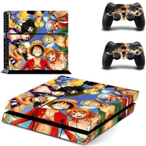 Stickers PS4 équipage Mugiwara One Piece design console