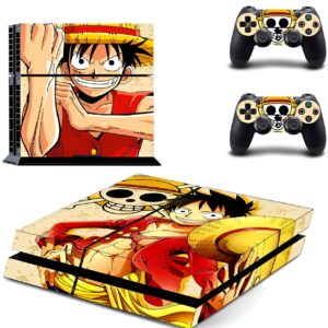 Autocollants PS4 Luffy Gear 2 One Piece personnalisation console
