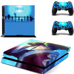 Stickers PS4 équipage Chapeau de Paille One Piece personnalisation