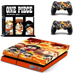 Stickers PS4 Luffy Sabo Ace One Piece trio frères