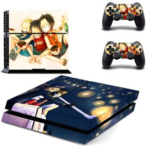 Stickers PS4 Sabo Luffy Ace fraternité pirates One Piece