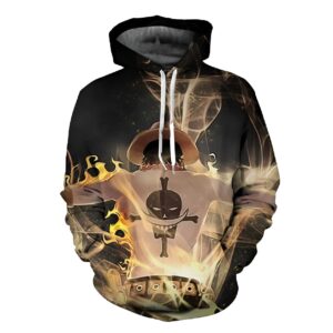 Sweat à capuche Portgas D Ace Mera Mera no Mi One Piece