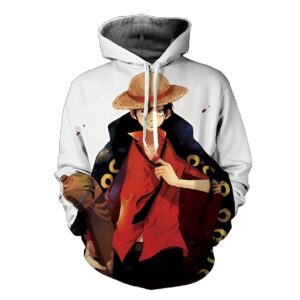Sweat à capuche Monkey D Luffy design One Piece