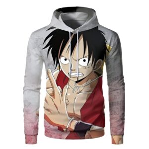 Sweat à capuche Luffy Vogue Merry impression 3D One Piece