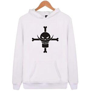 Sweat à capuche motif emblème Barbe Blanche One Piece