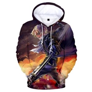 Sweat à capuche design Sabo de l'Armée Travaillé One Piece