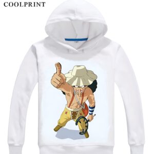 Sweat capuche Usopp One Piece impression 3D, polyester, tailles S M L