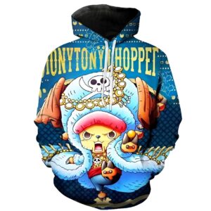 Sweat à capuche Tony Chopper médecin équipage Mugiwara