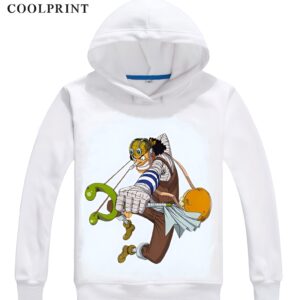 Sweat capuche One Piece Usopp avec lance-pierre, impression 3D, polyester