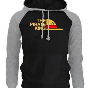 Sweat à capuche avec design thème Roi Pirate One Piece pour fans