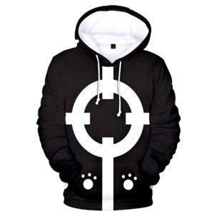 Sweat à capuche Kuma impression 3D design One Piece