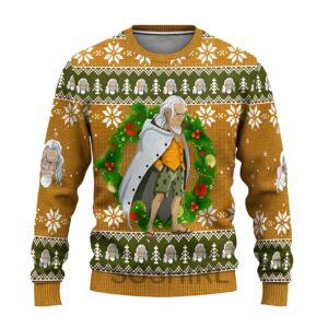 Sweat Noel Monkey D Garp One Piece avec impression 3D du Vice-Amiral