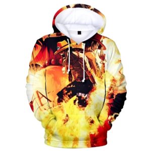 Sweat à capuche Ace et Sabo impression 3D dynamique, duo frères One Piece