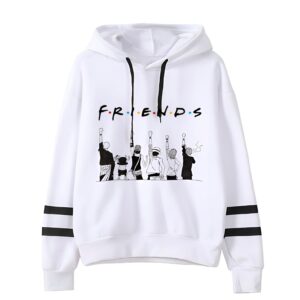 Sweat polyester motif FRIENDS équipage Mugiwara One Piece