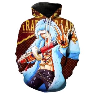 Sweat Trafalgar Law Supernova en tenue Wano avec impression 3D