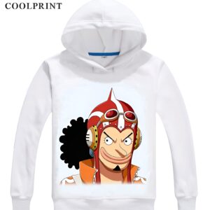 Sweat capuche Sniper King Usopp One Piece avec chapeau, impression 3D