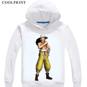 Sweat capuche Usopp torse nu One Piece, polyester, impression 3D