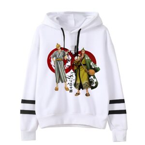 Sweat polyester Zoro et Sanji en tenue ninja Wano Mugiwara One Piece