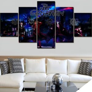 Tableau Pire Génération Luffy Law Kid One Piece canvas
