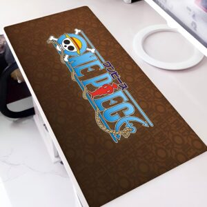 Tapis bureau One Piece motifs équipage Mugiwara 60x80cm