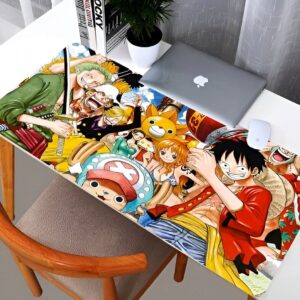 Tapis clavier souris équipage Chapeau de Paille One Piece design bureau