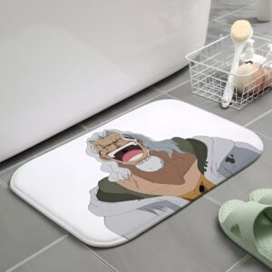 Tapis de douche One Piece Rayleigh antidérapant avec design du mentor des Mugiwara