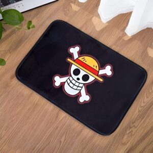 Tapis de bain avec logo Jolly Roger Mugiwara One Piece