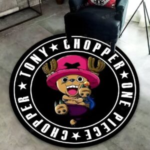 Tapis rond 100cm avec design Tony Tony Chopper manga One Piece