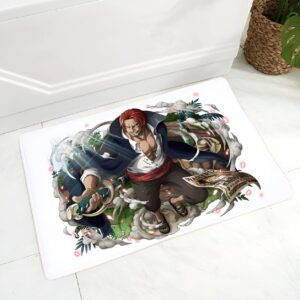 Tapis de sol Shanks One Piece 40x60 cm design inspiré Yonko Red Hair Pirates