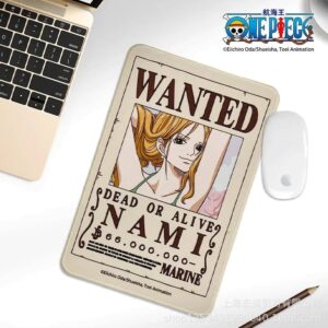Tapis de souris affiche Wanted de Nami navigatrice One Piece
