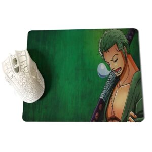 Tapis de souris motif Roronoa Zoro bretteur légendaire One Piece