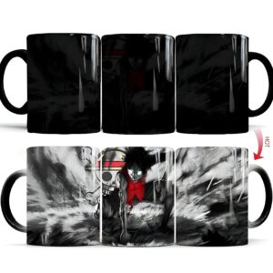 Mug Luffy fâché effet thermo One Piece céramique 350 ml