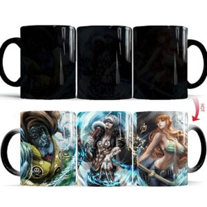 Tasse thermo-réactive Law Jinbei Nami One Piece